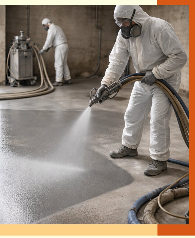 Гидроизоляция полимочевиной в Шадринске от 8790 руб/м² — напыление полимерной гидроизоляции | ТепломастерШдр