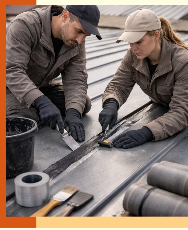 Гидроизоляция фальцевой кровли в Шадринске качественно и надежно