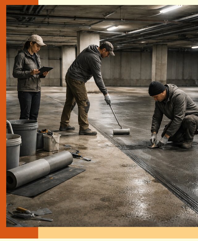 Гидроизоляция паркинга в Шадринске: качественная защита зданий