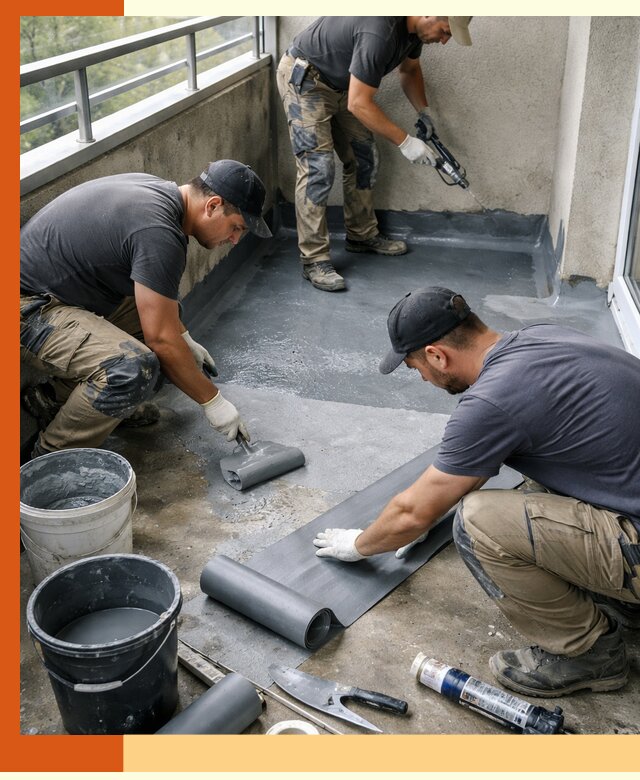 Гидроизоляция балкона в Шадринске: надежная защита от протечек