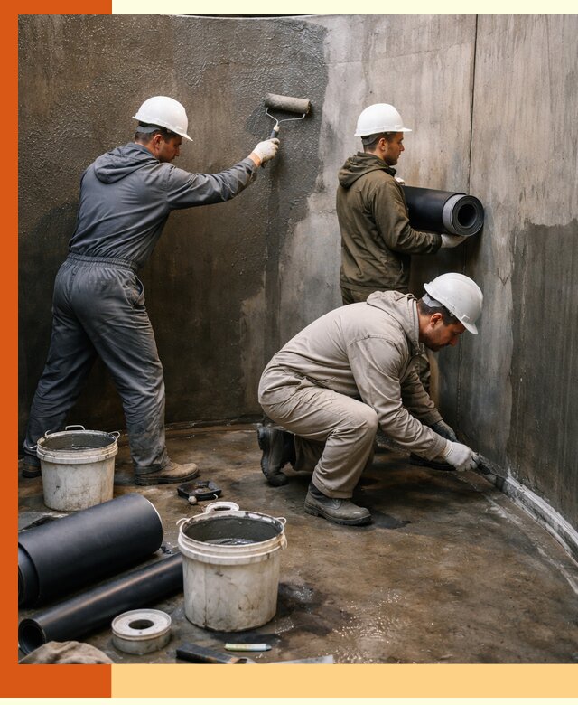 Гидроизоляция резервуара профессионально в Шадринске