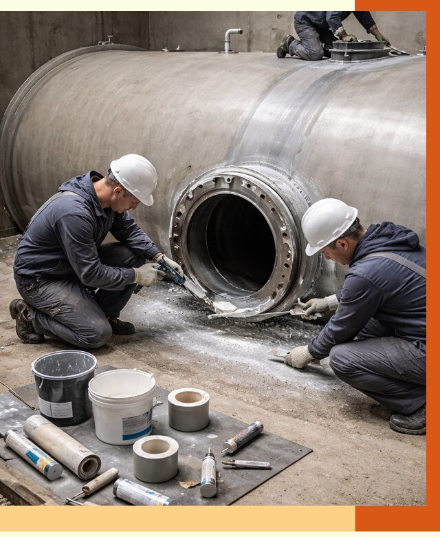 Гидроизоляция резервуара с топливом в Шадринске от 77558 руб. под ключ | ТепломастерШдр