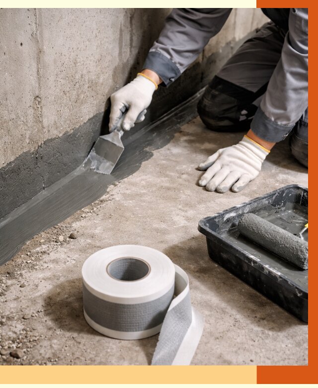 Гидроизоляция швов и герметизация стыков в Шадринске от 1293 руб. | ТепломастерШдр