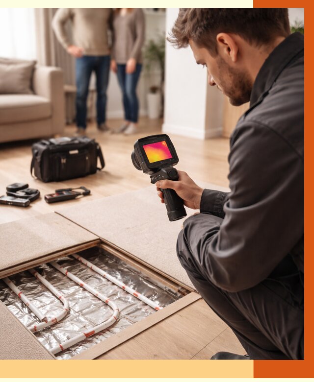 Тепловизионное обследование теплого пола в Шадринске от 4653 руб. — ТепломастерШдр